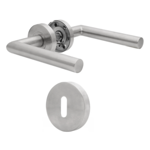 Puxador Inox Rª 8001 - 19mm c/ Ent. Ch.