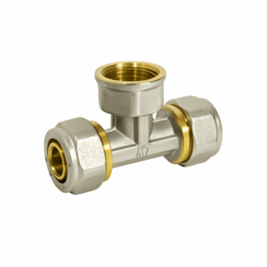 Multicamada Compressão Tê Rosca Femea