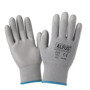 Luva PU Cinza / Cinza