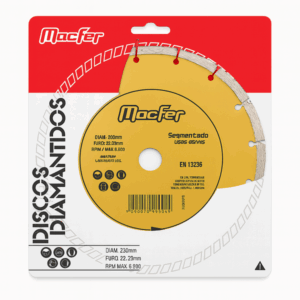 Disco Diamantado Segmentado 230mm  MacF