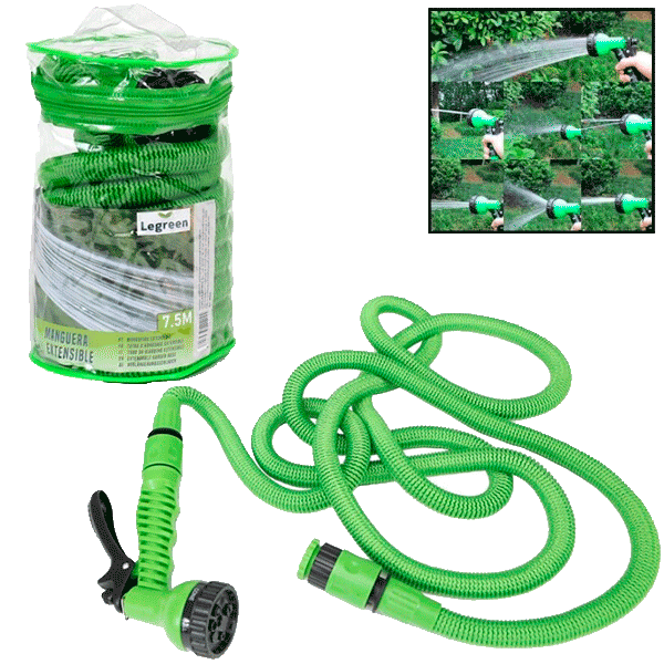 Mangueira Extensivel c/ Chuv. 7 Funções