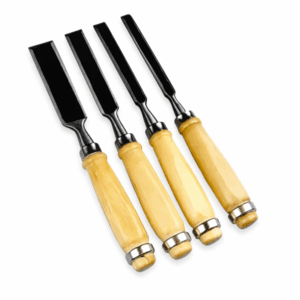 Formão c/ Cabo Madeira ( JG. 4Pç )