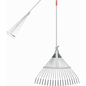 Vassoura Jardim Apanha Folhas Metálico