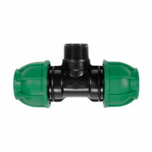 AR. Tê Plag Rosca Macho Aperto Rápido