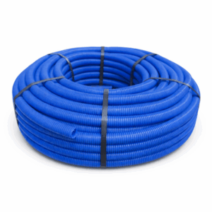 Tubo Anelado/Corrugado Azul s/ Guia