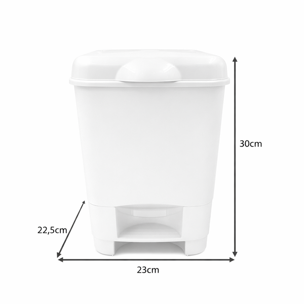 Balde Lixo 10Lts c/Pedal Refª 911B - Image 2