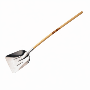 Pá Quadrada Aluminio Cabo Madeira Comprido Bellota Refª 5520ML