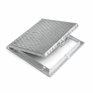 Tampa p/Poço Tipo Alçapão Chapa Xadrez