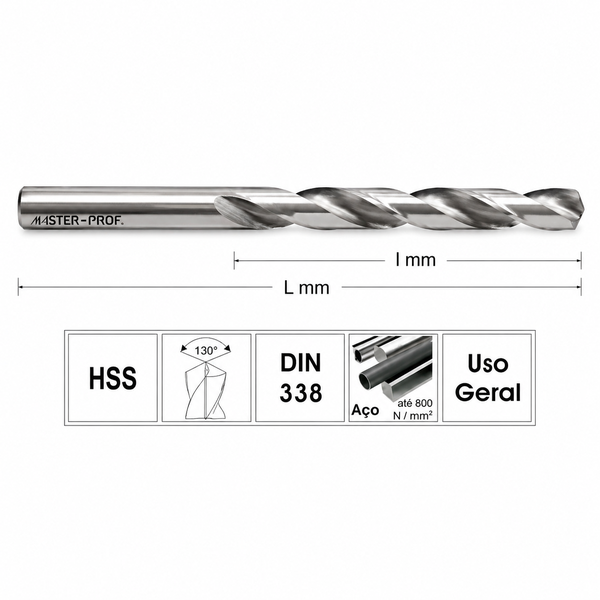 Broca HSS Master-Prof Metal / Madeira