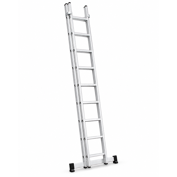 Escada Aluminio Dupla Degrau Quadrado
