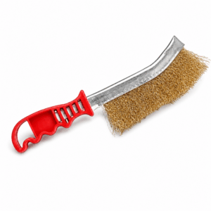 Escova de Aço Universal c/Cabo vermelho