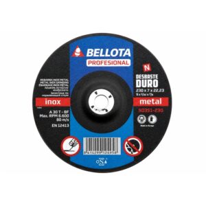 Disco Corte Inox Duro Bellota  Refª 50351