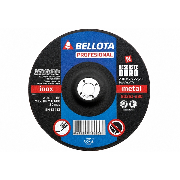Disco Corte Inox Duro Bellota Refª 50351