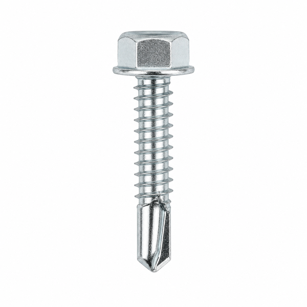 Parafuso Auto Perf. Cab. Sextavada Zinc.Simples DIN7504K