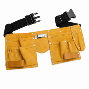 Avental Cabedal p/Ferramentas Bolso Duplo
