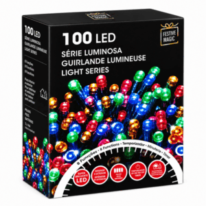 Série Natal (Fio) 100Leds a Pilhas 6,5MT - XM1193