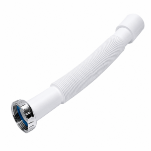 Sifão Flexível Alongável PVC c/ Porca