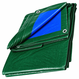 Lona Impermeável Dupla Face Azul/Verde
