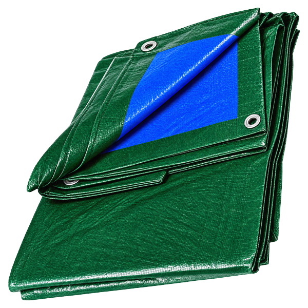 Lona Impermeável Dupla Face Azul/Verde