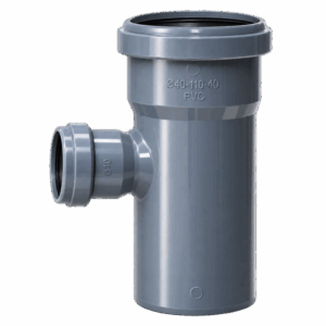 Tê PVC Din  Redução 90° c/ Oring