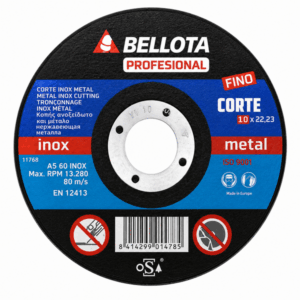 Disco p/ Corte Inox-Metal Extrafino Bellota