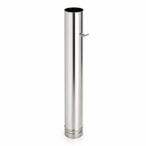 Tubo Inox Rígido c/ Registo 0,4mm x 1,00mt