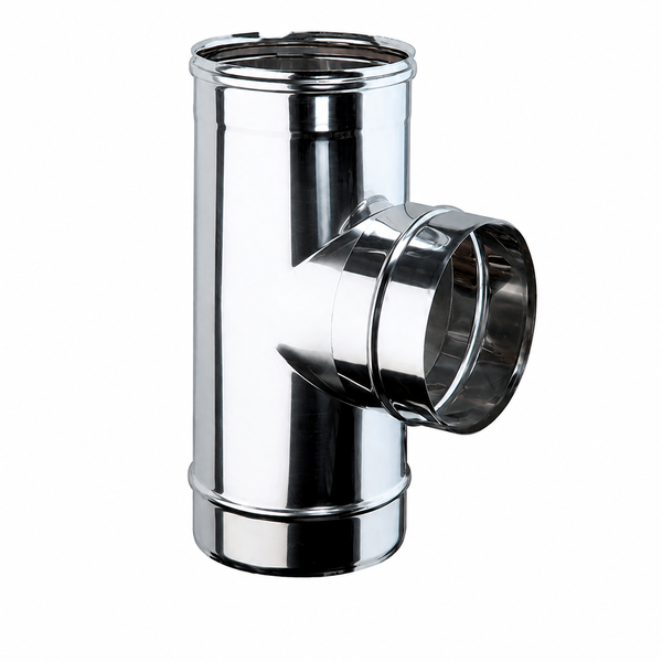 Tê Inox s/Tampo 90° - 0,4mm