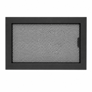 Grelha Ventilação c/ Aro Preto